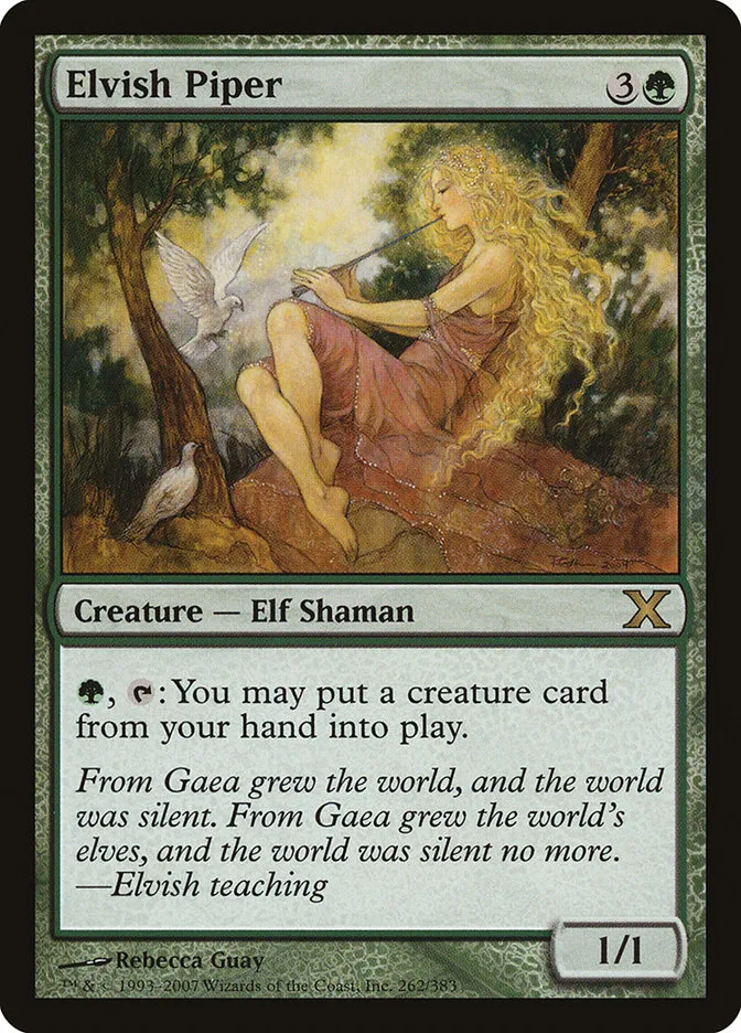Elvish Piper Front Face