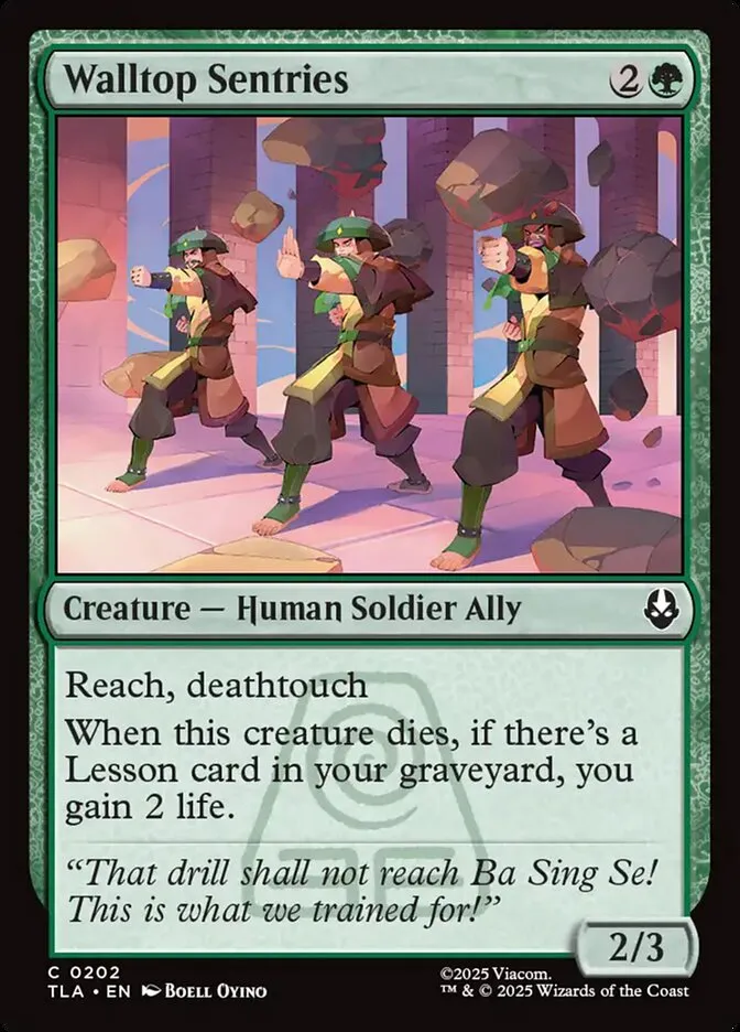 Walltop Sentries Front Face