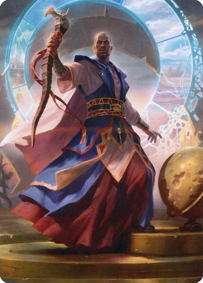 Teferi, Who Slows the Sunset // Teferi, Who Slows the Sunset Front Face