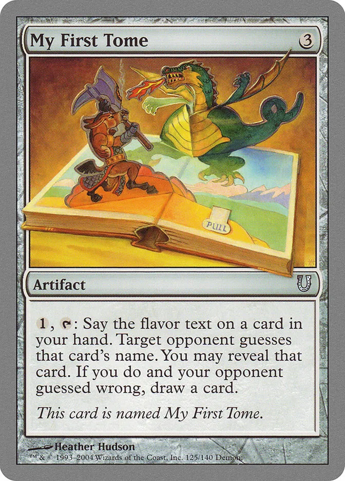 My First Tome Front Face