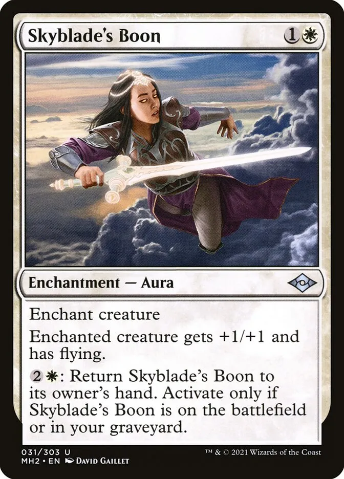 Skyblade's Boon Front Face