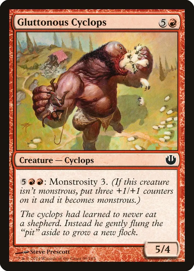 Gluttonous Cyclops Front Face