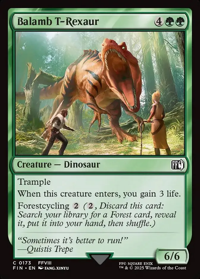 Balamb T-Rexaur Front Face