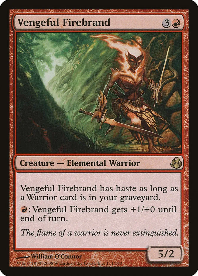Vengeful Firebrand Front Face