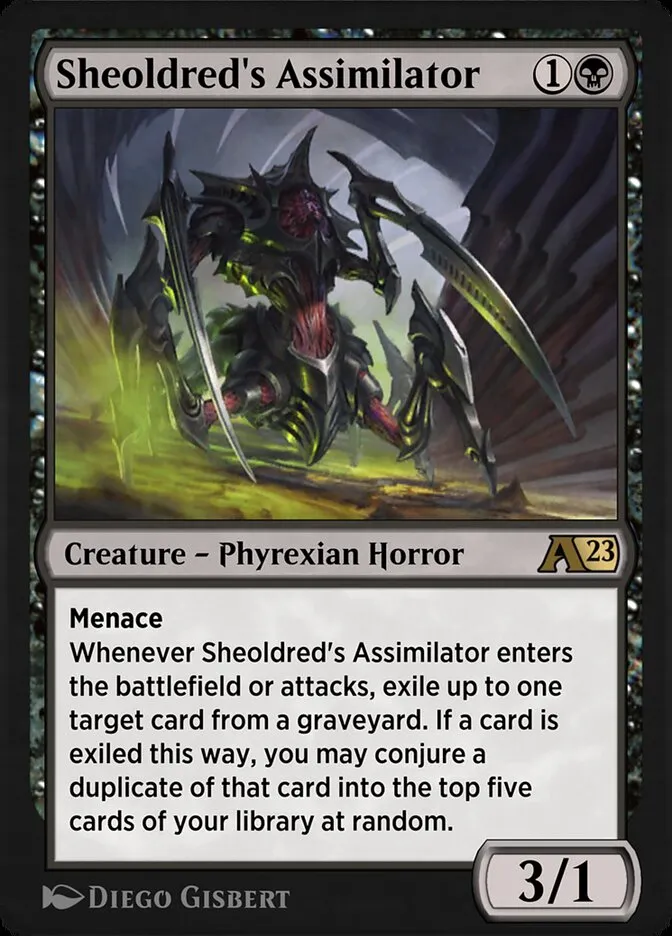 Sheoldred's Assimilator Front Face