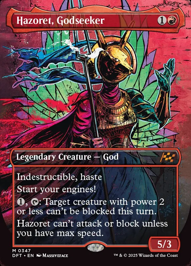 Hazoret, Godseeker Front Face