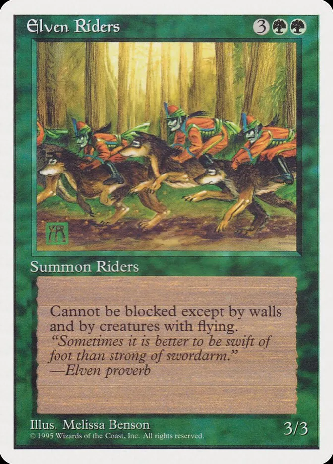 Elven Riders Front Face