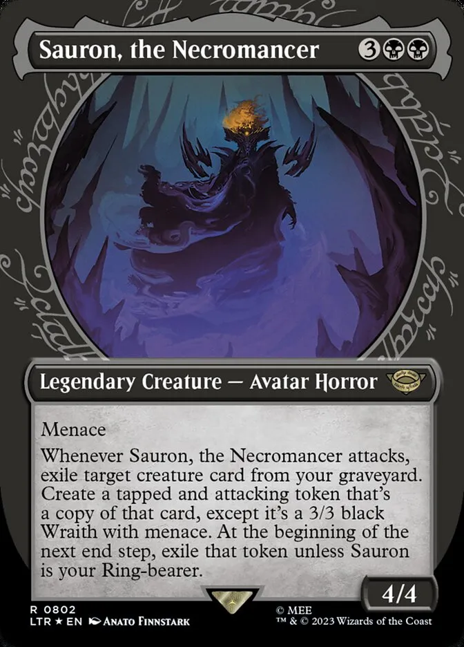 Sauron, the Necromancer Front Face