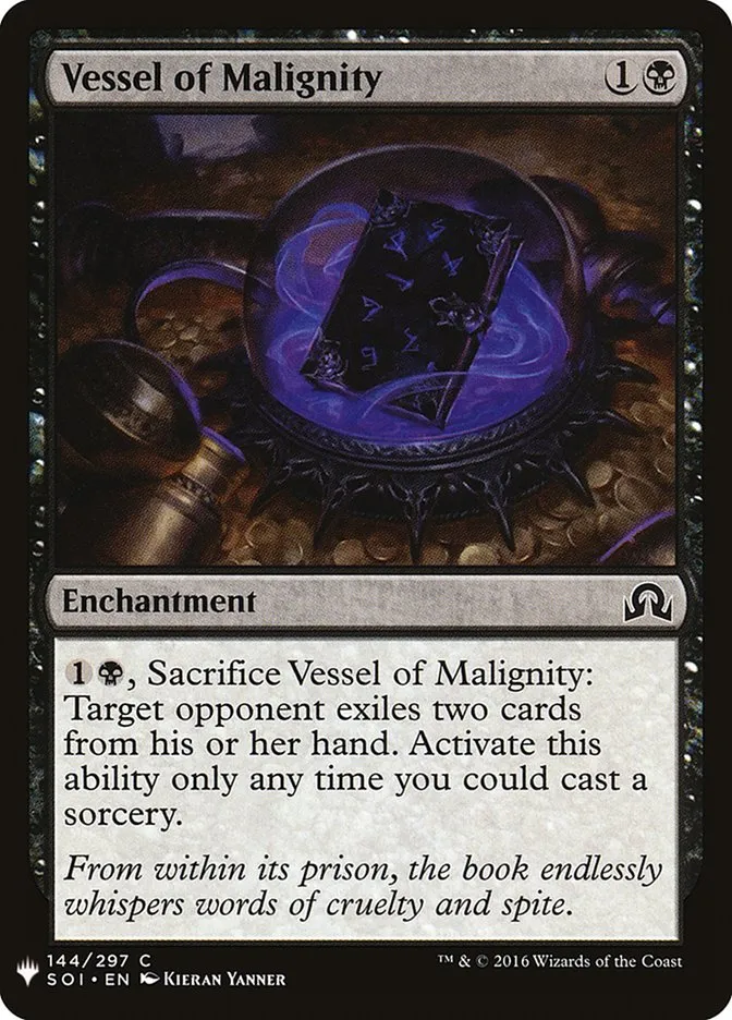 Vessel of Malignity Front Face