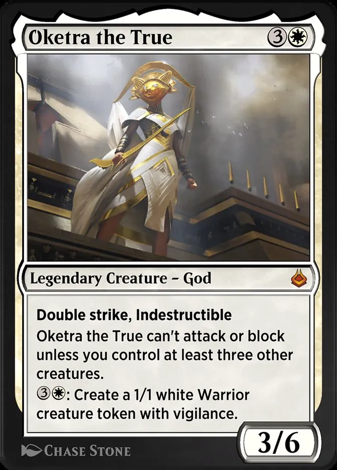 Oketra the True Front Face