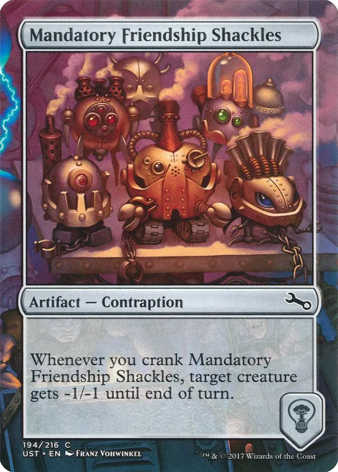 Mandatory Friendship Shackles Front Face