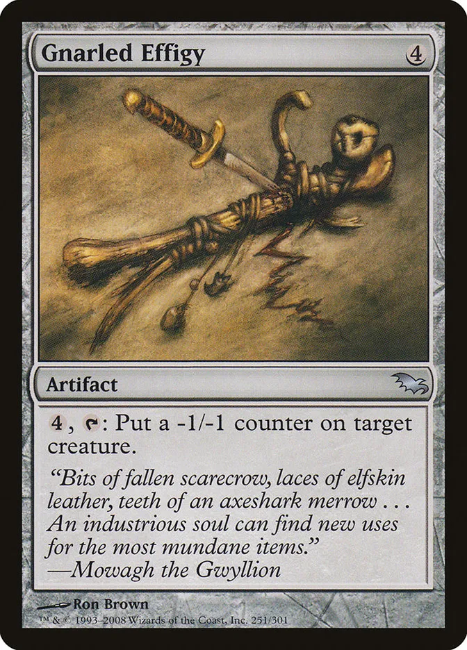 Gnarled Effigy Front Face