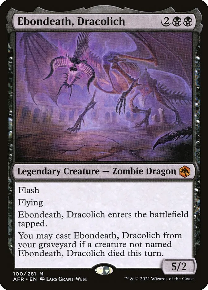 Ebondeath, Dracolich Front Face