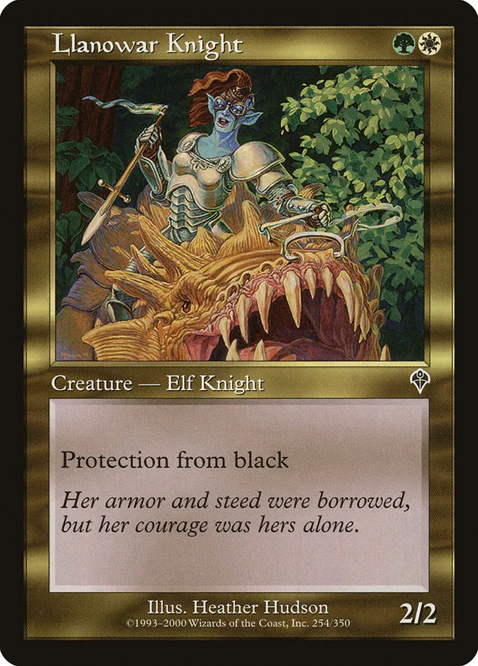 Llanowar Knight Front Face