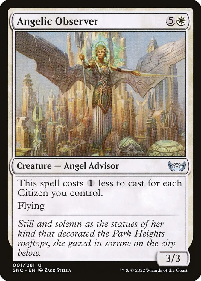 Angelic Observer Front Face