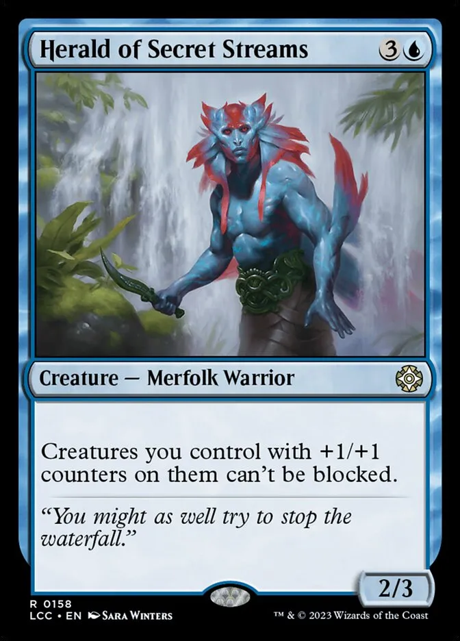 Herald of Secret Streams Front Face