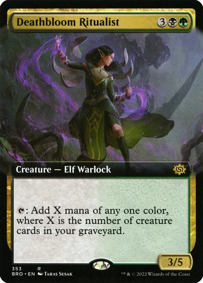 Deathbloom Ritualist Front Face
