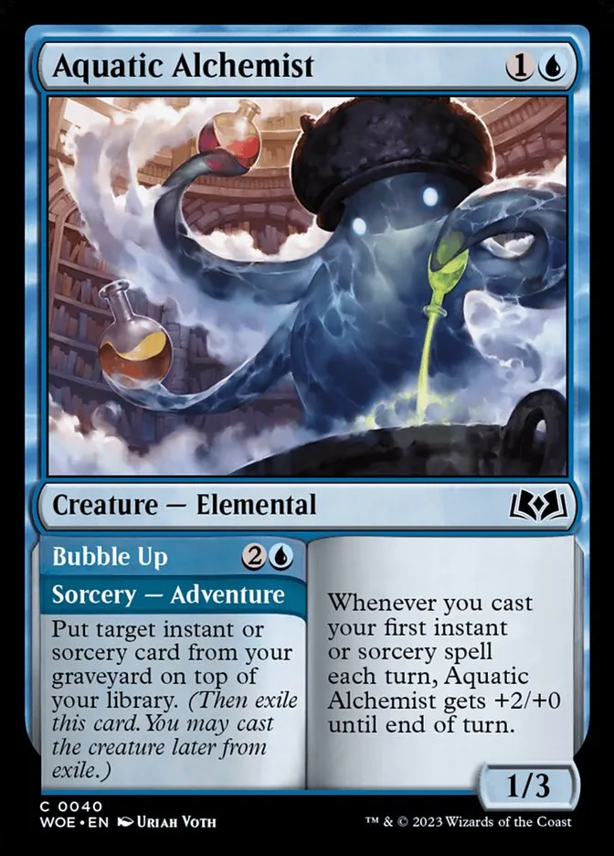 Aquatic Alchemist // Bubble Up Front Face