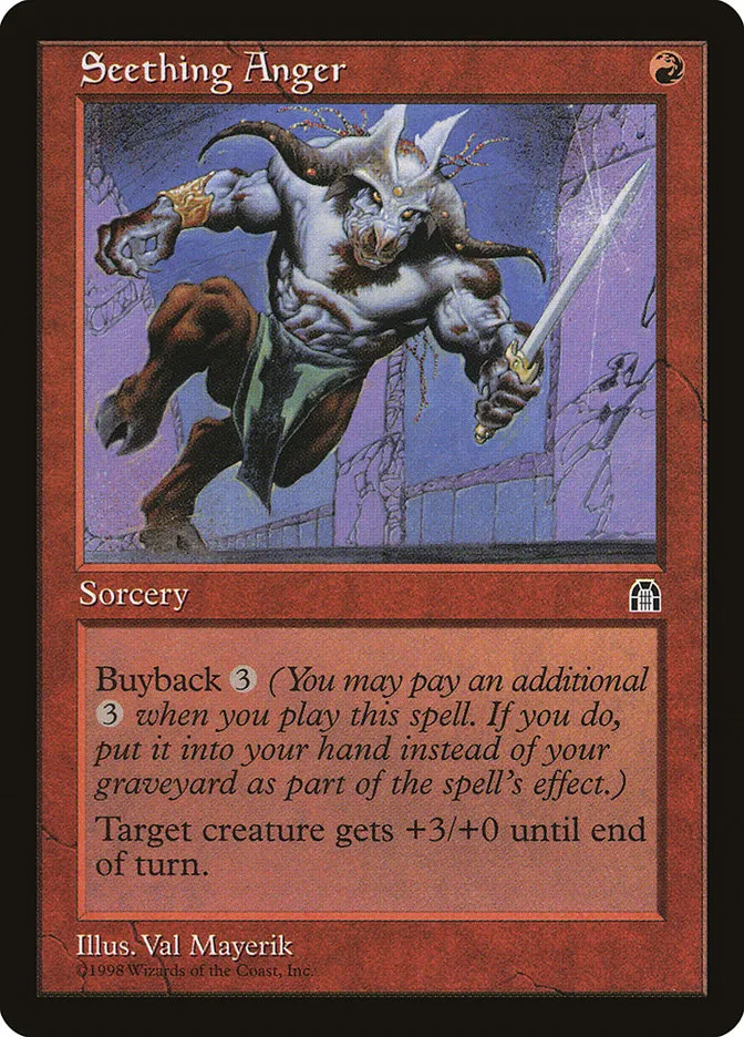 Seething Anger Front Face