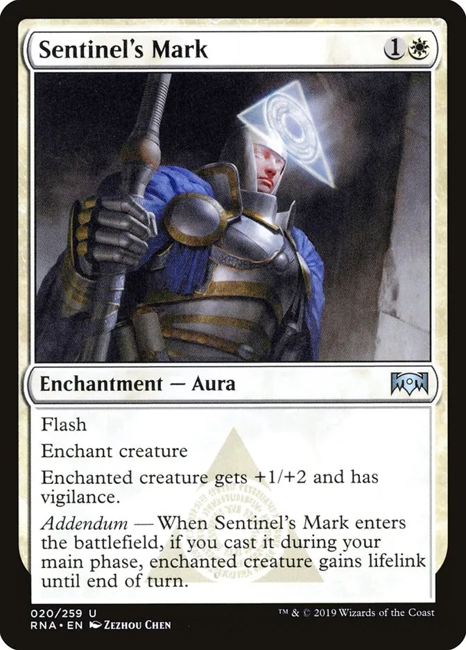 Sentinel's Mark Front Face