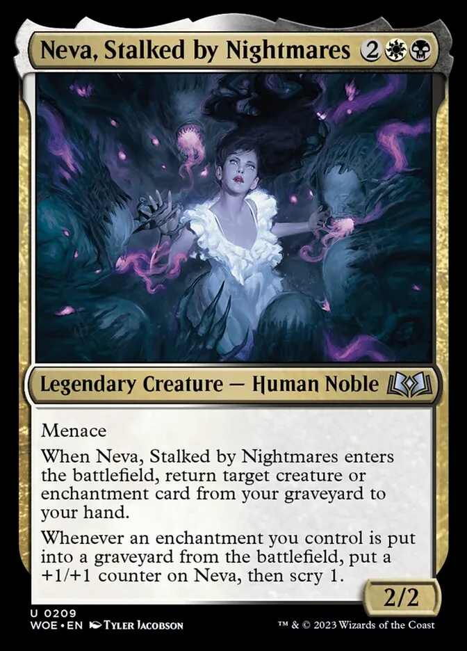 Neva, Stalked by Nightmares Front Face