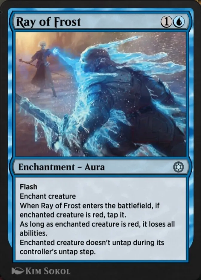 Ray of Frost Front Face