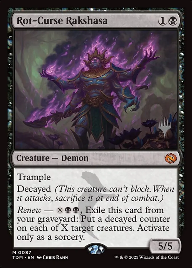 Rot-Curse Rakshasa Front Face