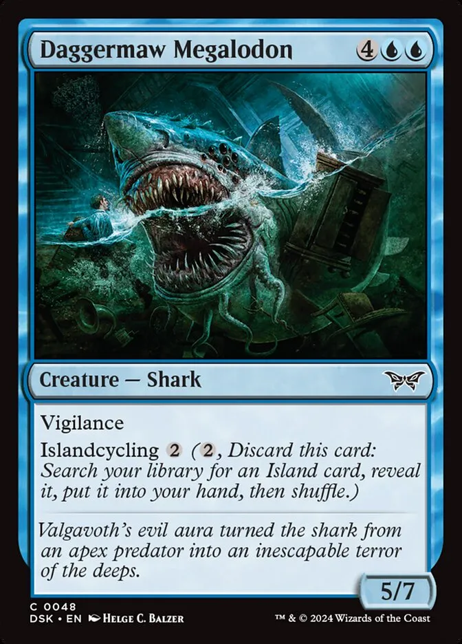 Daggermaw Megalodon Front Face