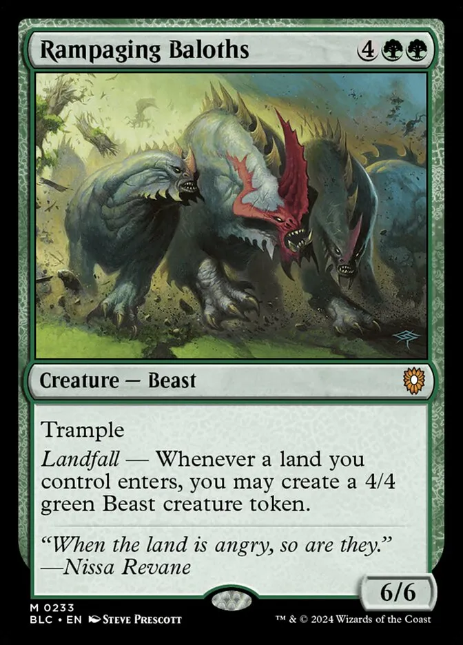 Rampaging Baloths Front Face