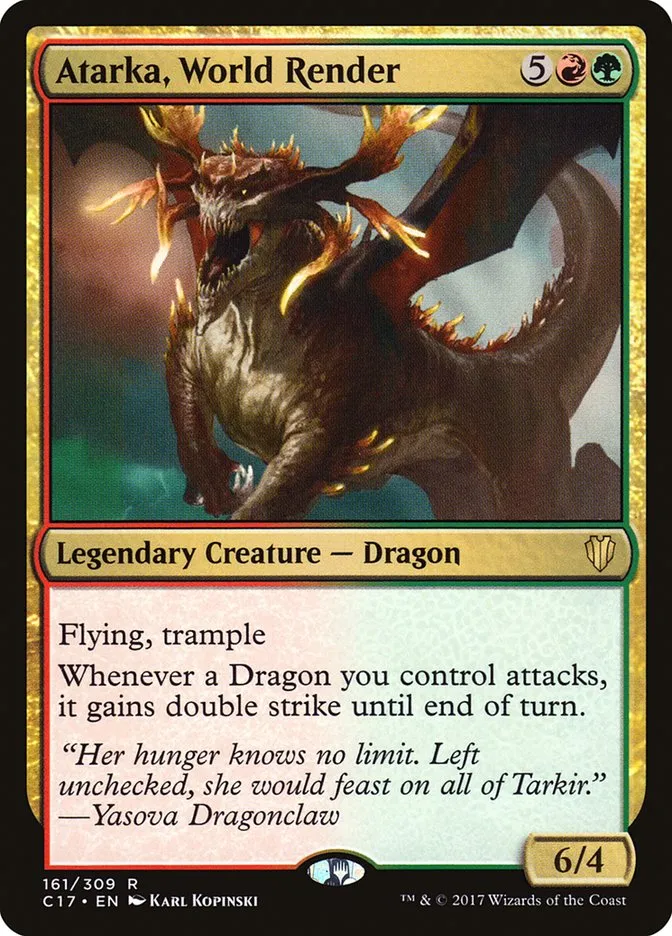 Atarka, World Render Front Face