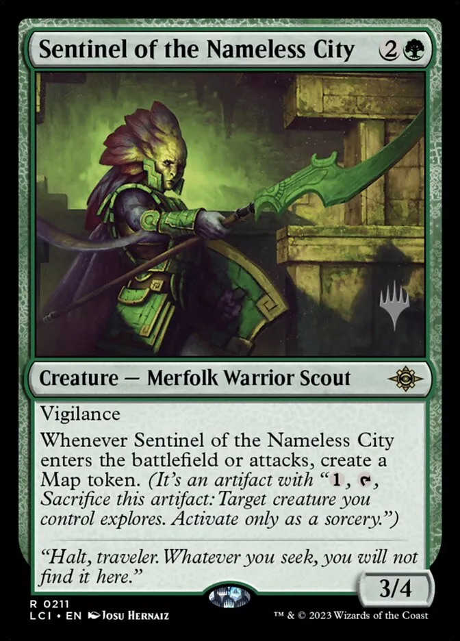 Sentinel of the Nameless City Front Face