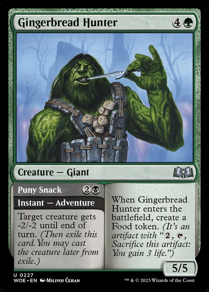 Gingerbread Hunter // Puny Snack Front Face