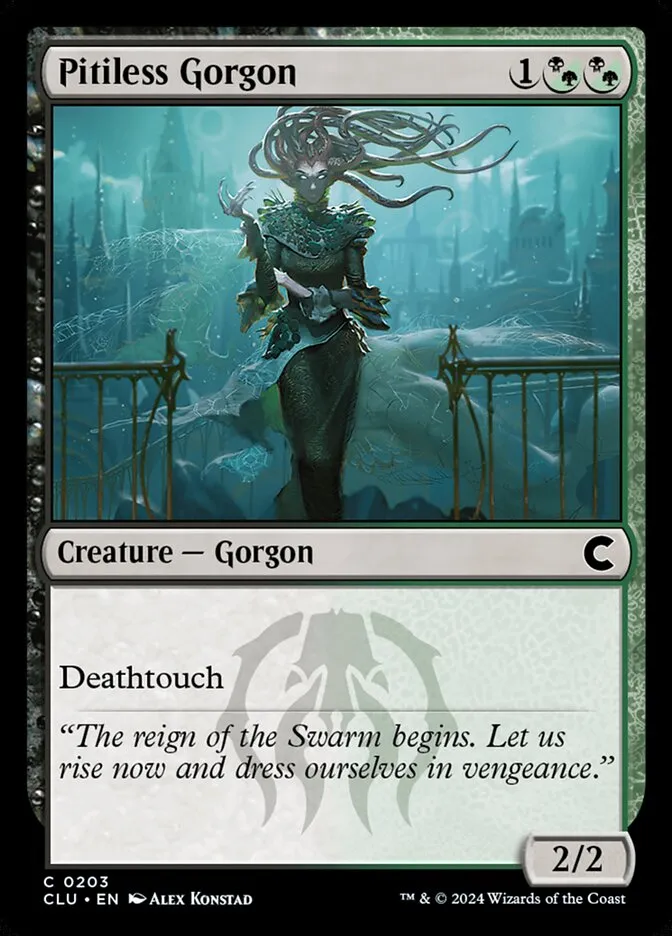 Pitiless Gorgon Front Face