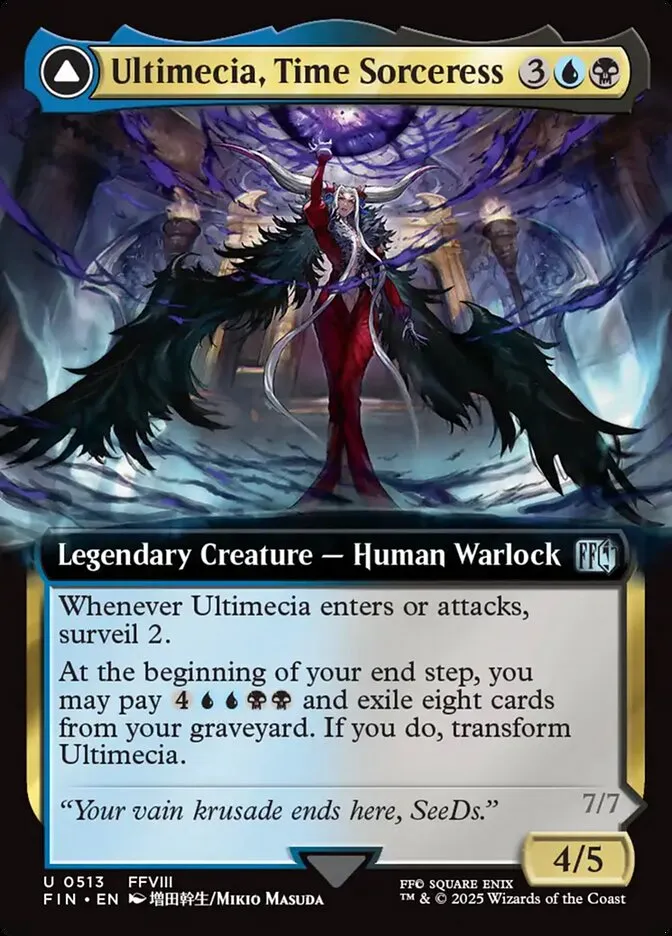 Ultimecia, Time Sorceress // Ultimecia, Omnipotent Front Face