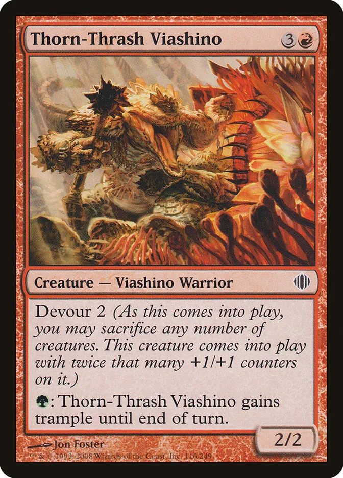 Thorn-Thrash Viashino Front Face