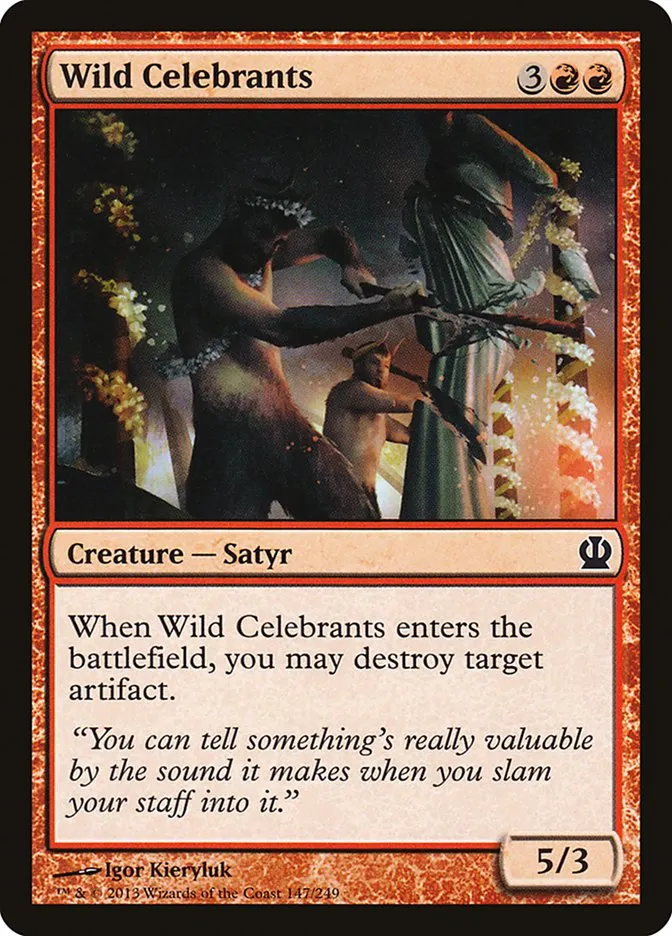 Wild Celebrants Front Face