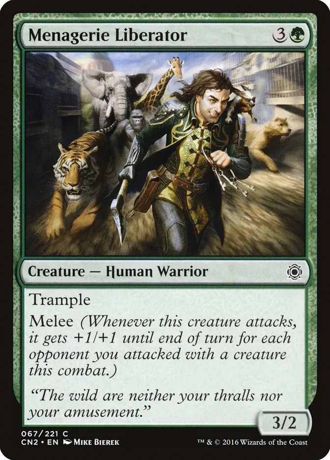 Menagerie Liberator Front Face