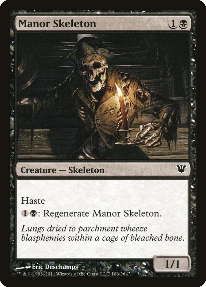 Manor Skeleton Front Face
