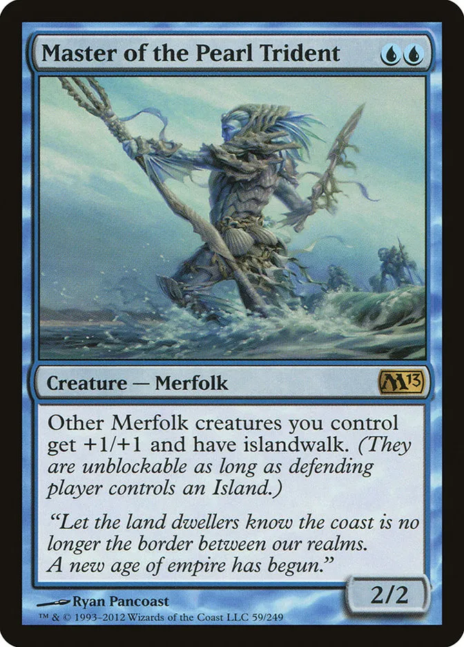 Master of the Pearl Trident Front Face
