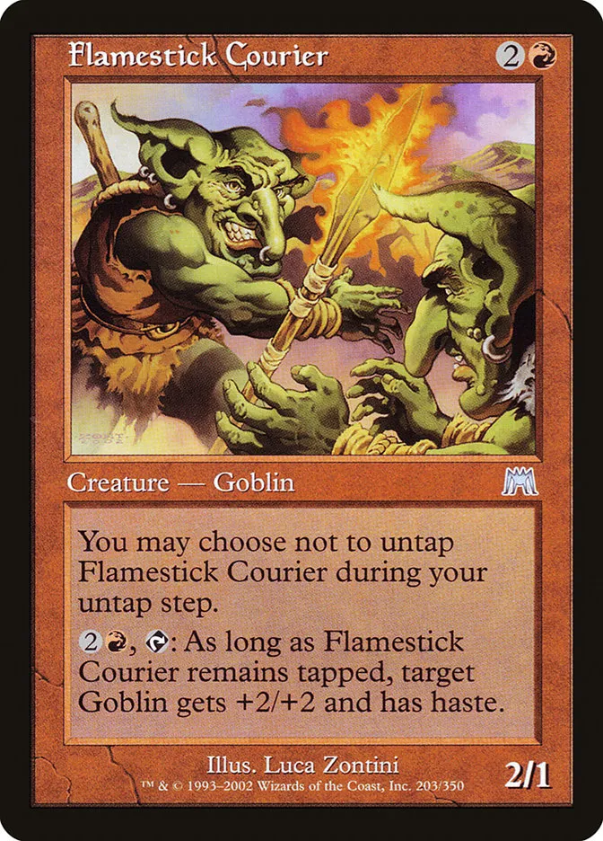 Flamestick Courier Front Face