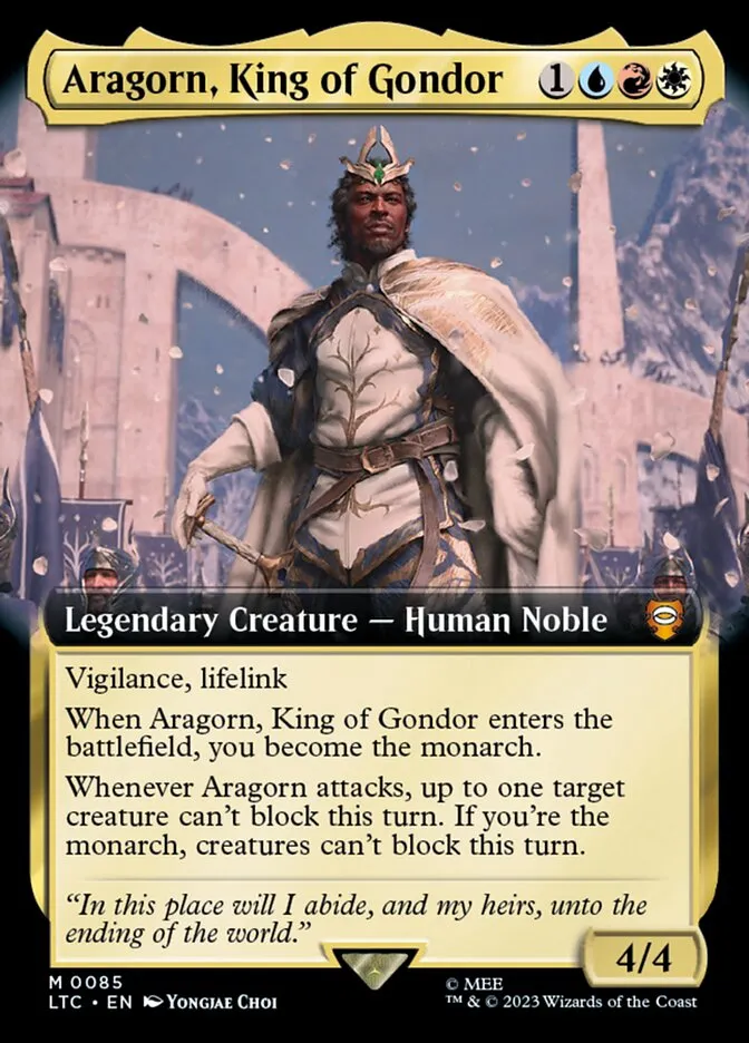Aragorn, King of Gondor Front Face