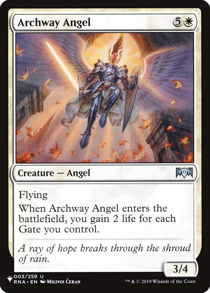 Archway Angel Front Face