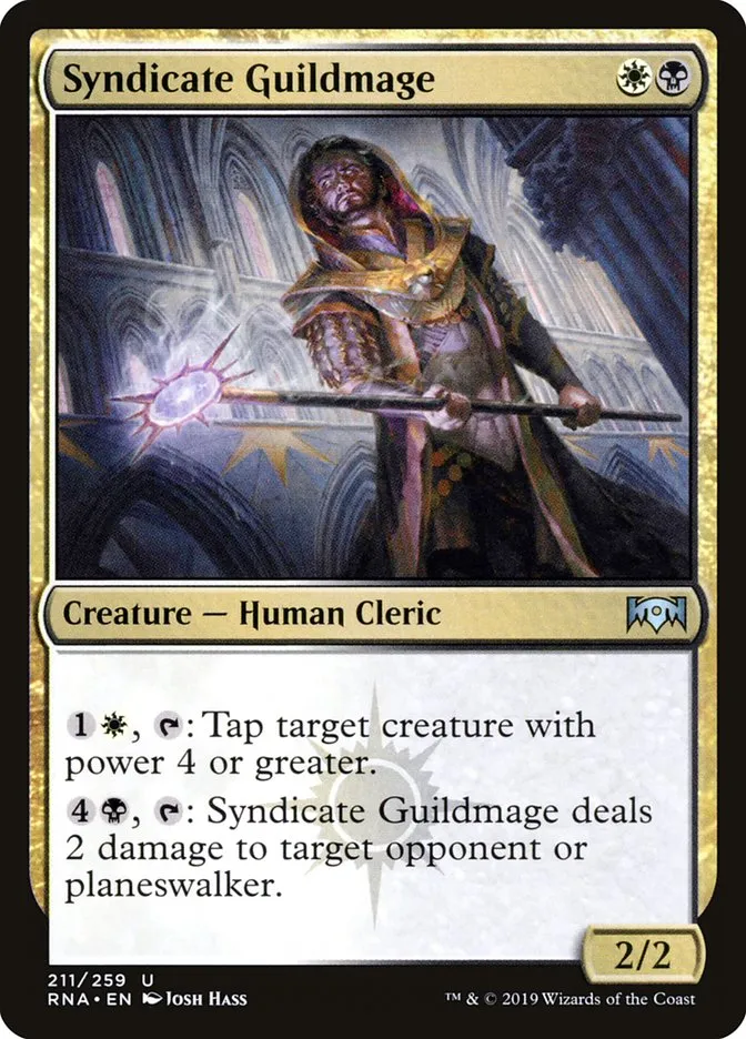 Syndicate Guildmage Front Face