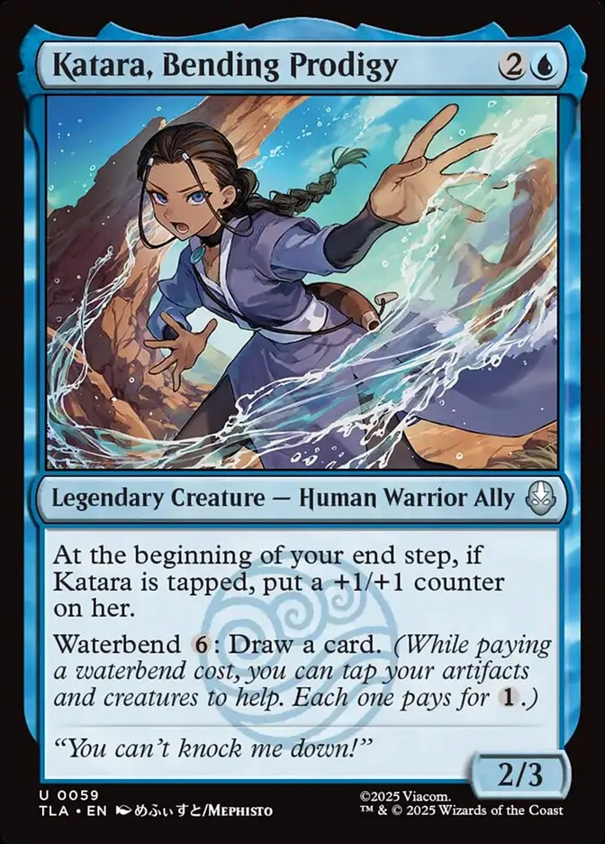 Katara, Bending Prodigy Front Face