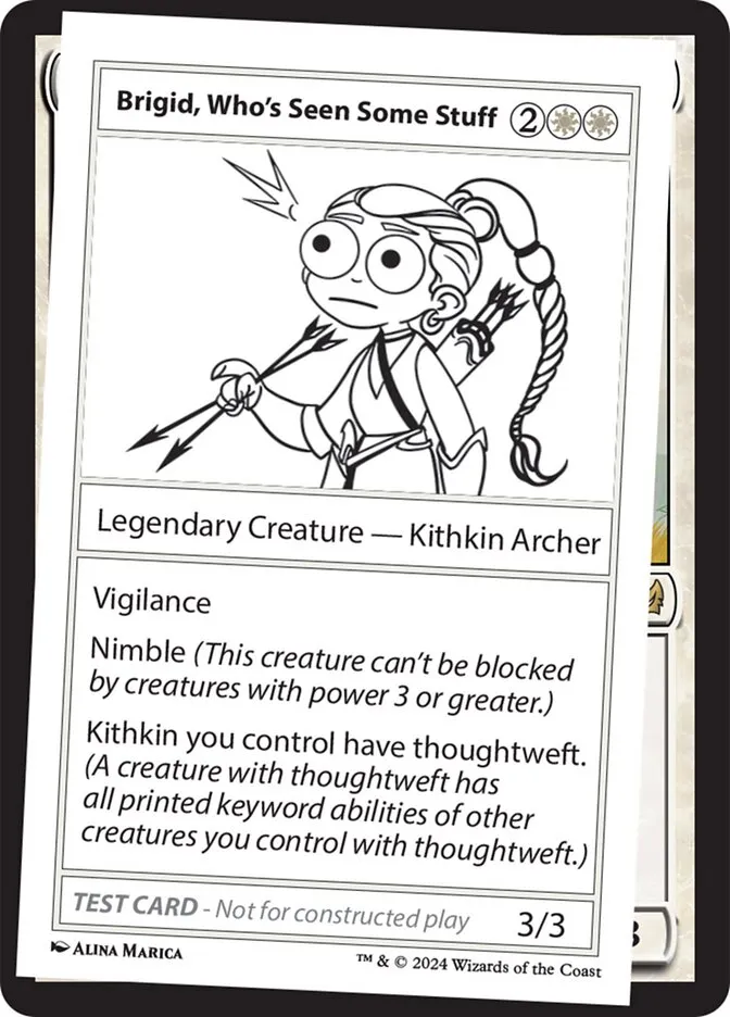 Brigid, Who's Seen Some Stuff Front Face