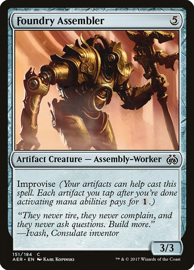 Foundry Assembler Front Face