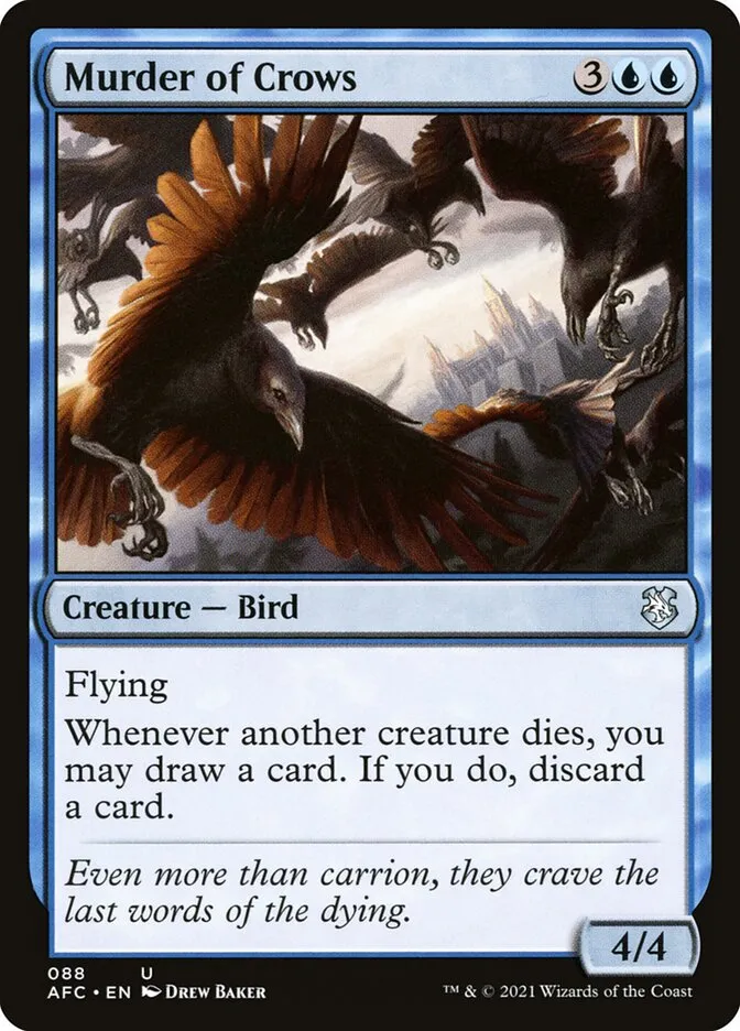 Murder of Crows Front Face
