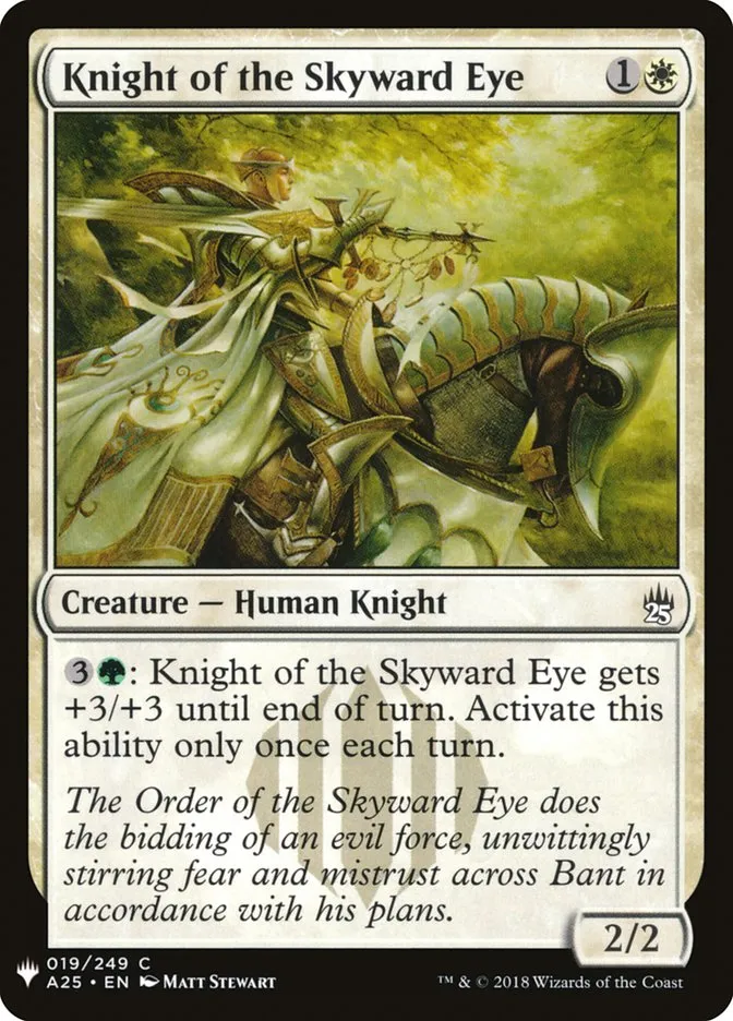 Knight of the Skyward Eye Front Face