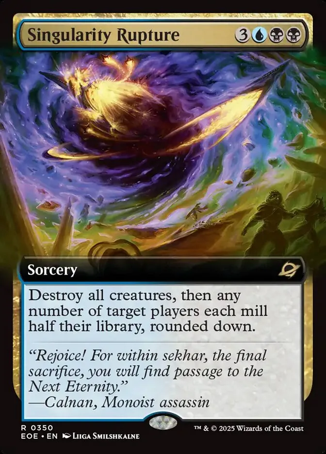 Singularity Rupture