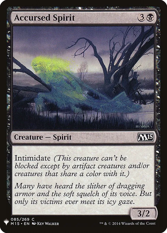 Accursed Spirit Front Face